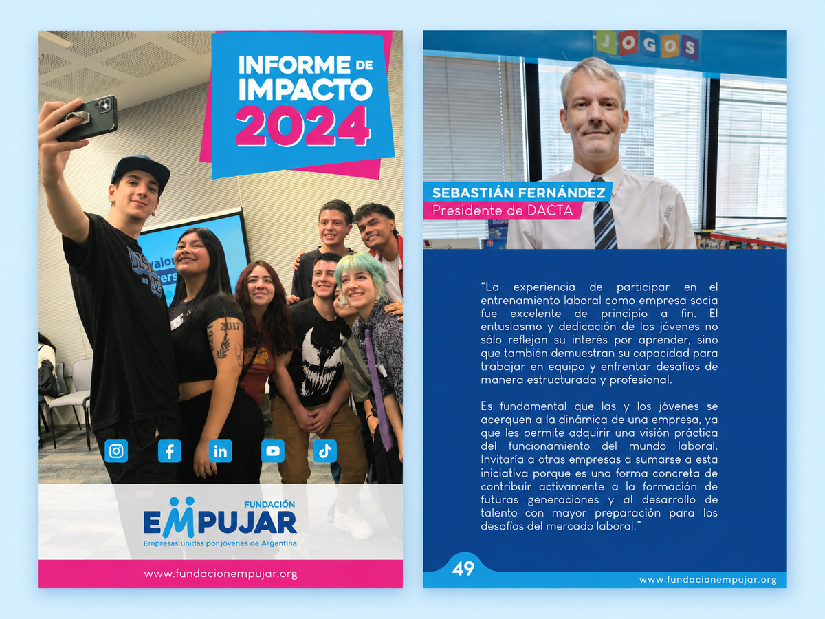 DACTA en el Informe de Impacto 2024 de Fundación EMPUJAR